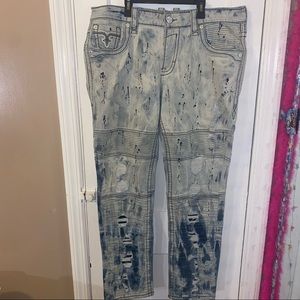 Mens Rock Revival Jeans